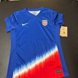 Nike women’s USA blue soccer jersey away stadium 2024 size small FJ4327 417